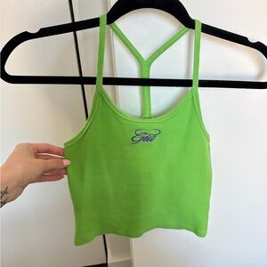 I.AM.GIA green crop top